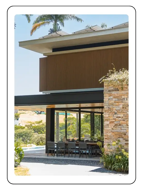 Lar com Brises Soleil